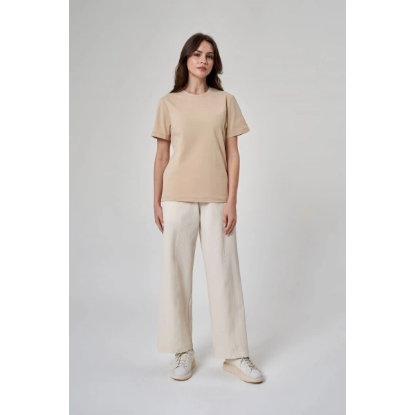KADIN TSHIRT - 1522122 - Bej