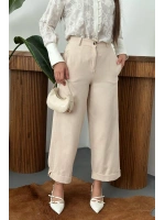 Bej Gabardin Pantolon