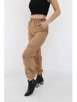 Camel Lastikli Paraşüt Pantolon