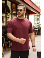 Erkek Kolları Dar Kesim Rahat Kalıp Basic Tişört
