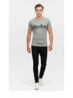 Erkek Modern Baskılı Günlük T-Shirt