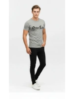 Erkek Modern Baskılı Günlük T-Shirt