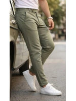 Erkek Slim Fit Dilli Kumaş Pantolon