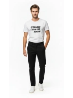 Erkek Typography “Color Code” Baskılı Minimal T-Shirt