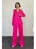 Pembe Jakarlı Biye Takım