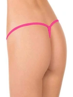 Kadın Pembe Tül Detaylı Tanga Külot