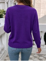 Kadın Uzun Kollu Bisiklet Yaka Triko Bluz