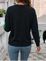Kadın Uzun Kollu Bisiklet Yaka Triko Bluz