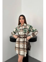 Mint Oduncu Gömlek Elbise