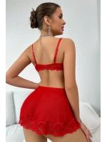 Kırmızı Valentines Tasarım Gecelik 18511