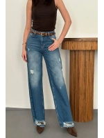Lacivert Comfy Jeans Pantolon