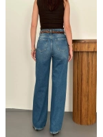 Lacivert Comfy Jeans Pantolon