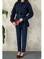 Lacivert Gabardin Takım
