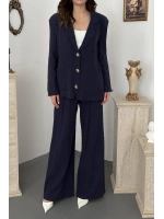 Beyaz Oversize Müslin Takım