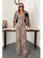 Leopar Leopar Desenli 3Lü Takım