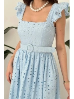 Mint Dantelli Brode Elbise