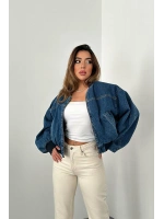 Mavi Kot Bomber Ceket