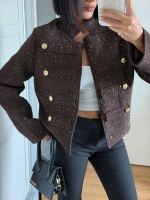 Morliva Yeni Sezon Pullu Chanel Model Ceket