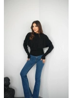 Piliseli Pelerin Detaylı Triko Bluz - Ekru