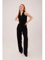 Premium Model Oturtmalı Siyah Pantolon