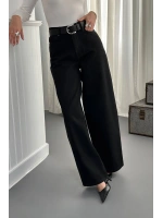 Lacivert Geniş Paça Jeans Pantolon