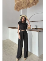 Olive Modal Bluz Ve Pantolon Takım