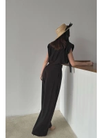 Olive Modal Bluz Ve Pantolon Takım