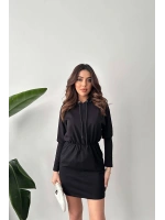 Siyah Sweatshirt Spor Elbise
