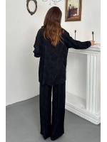 Haki Taşlı Gömlekli Takım