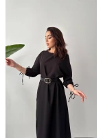 Siyah Topshop Yırtmaçlı Elbise