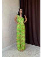 Yeşil Pullu Yelek Ve Pantolon Takım