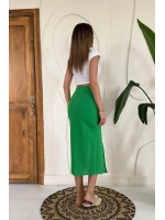 Fuşya Yırtmaçlı Etek
