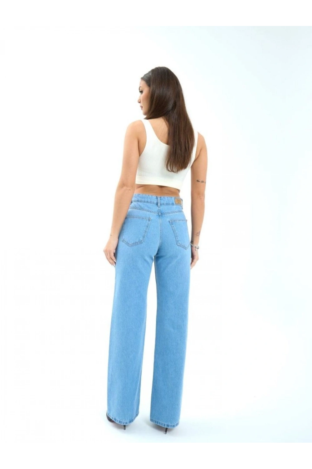 7044 KOT PANTOLON-MAVİ