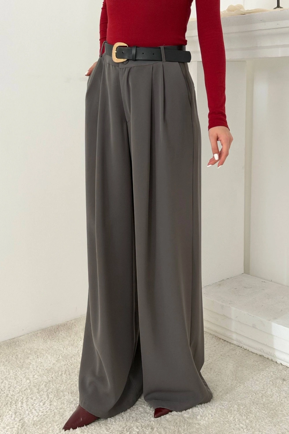 Mocca Pileli Comfort Pantolon
