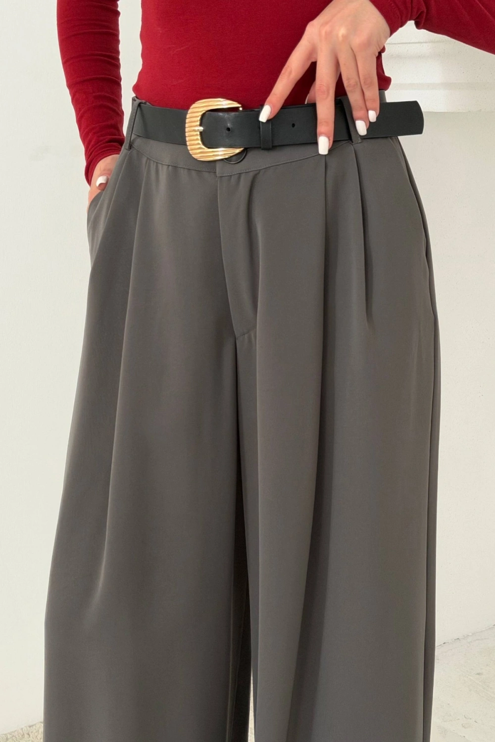 Mocca Pileli Comfort Pantolon