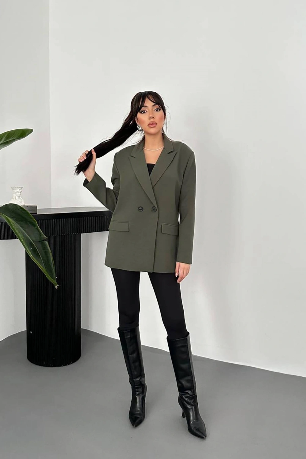 Bej Blazer Ceket