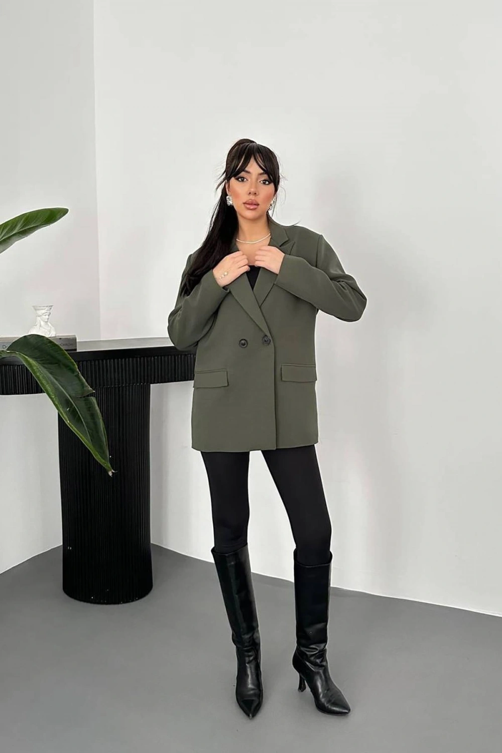Bej Blazer Ceket