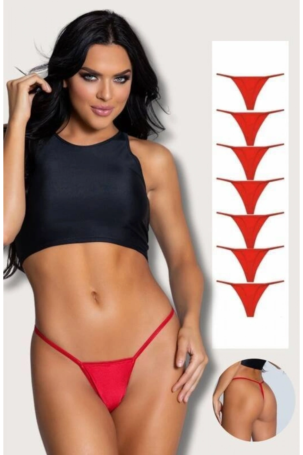 Kırmızı Tanga Külot String