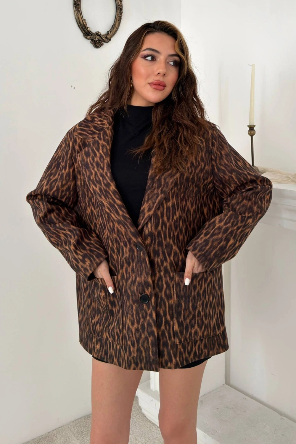 Leopar Leopar Ceket