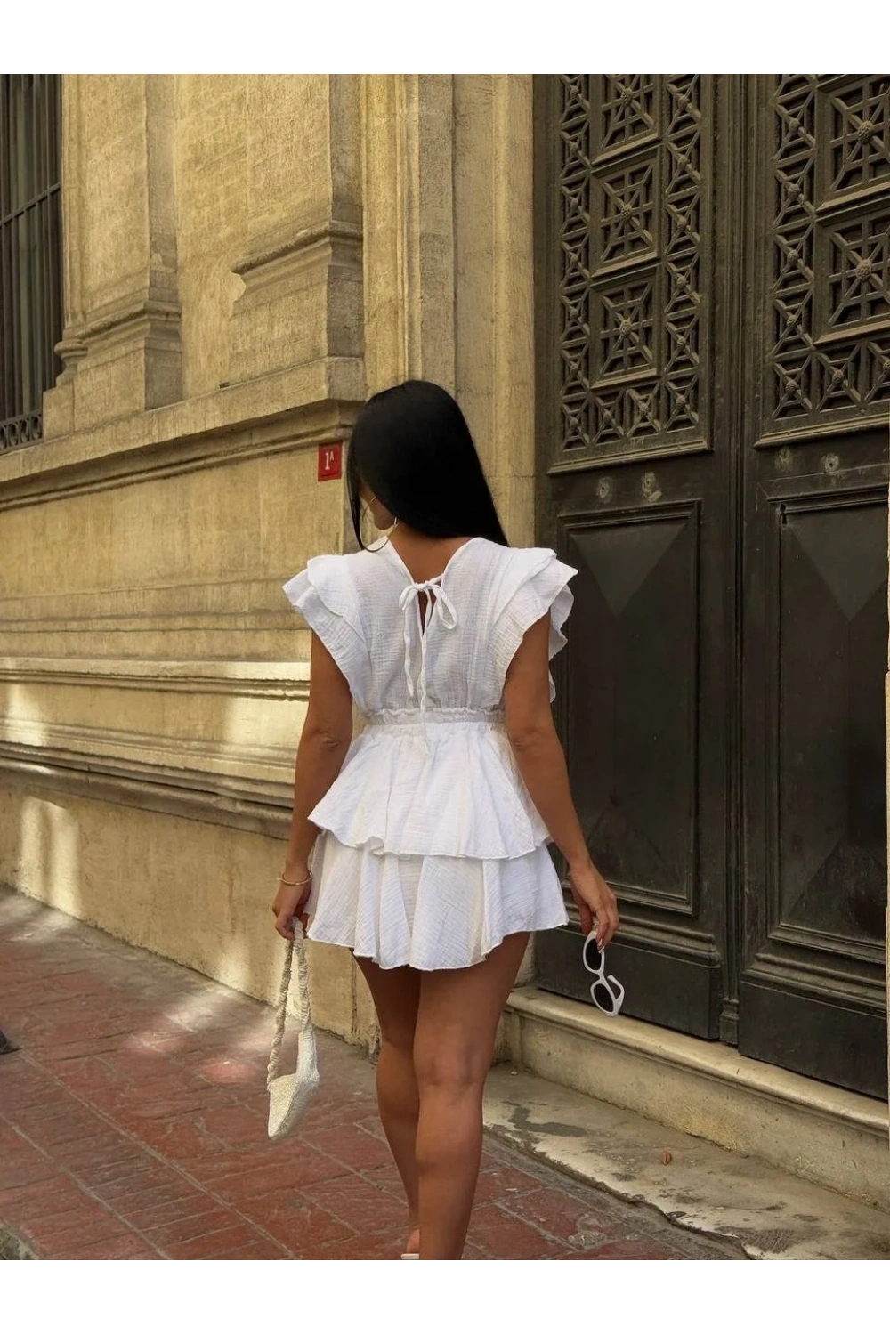 Muslin Keten Şortlu Elbise