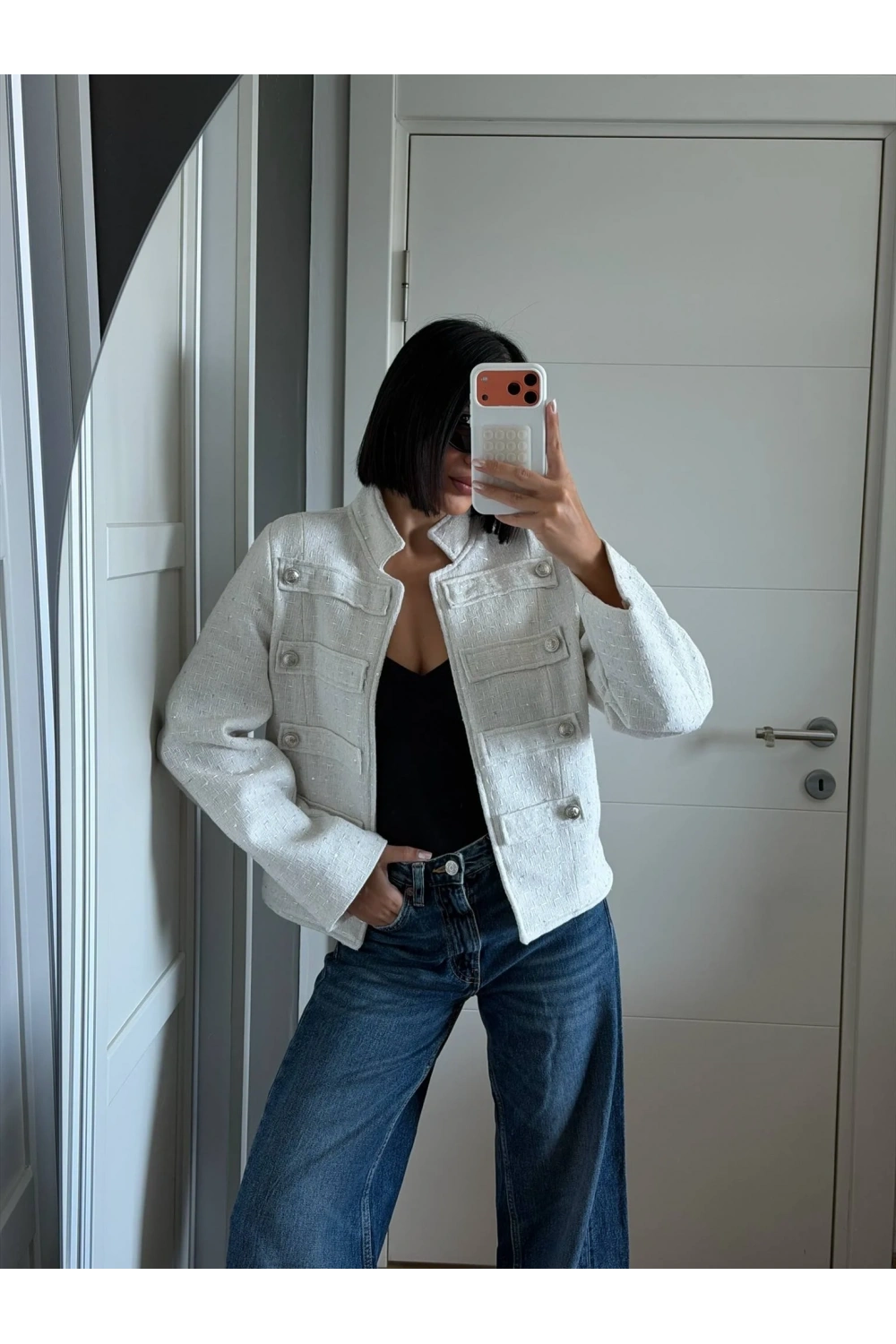 Morliva Yeni Sezon Pullu Chanel Model Ceket