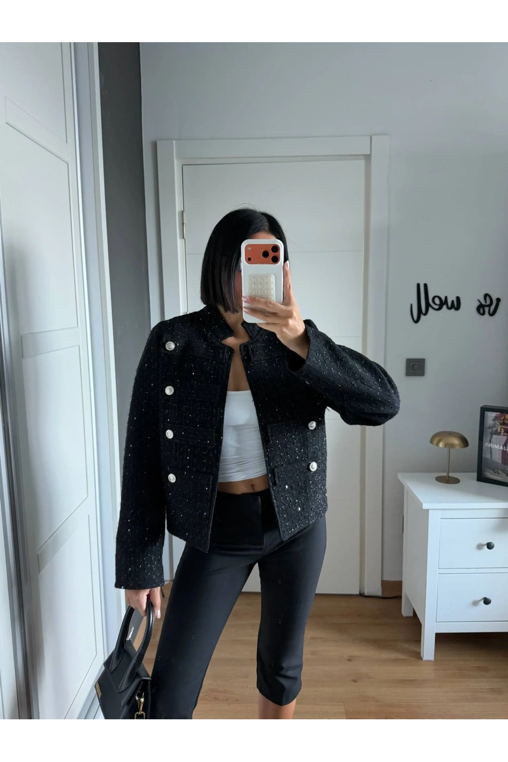 Morliva Yeni Sezon Pullu Chanel Model Ceket