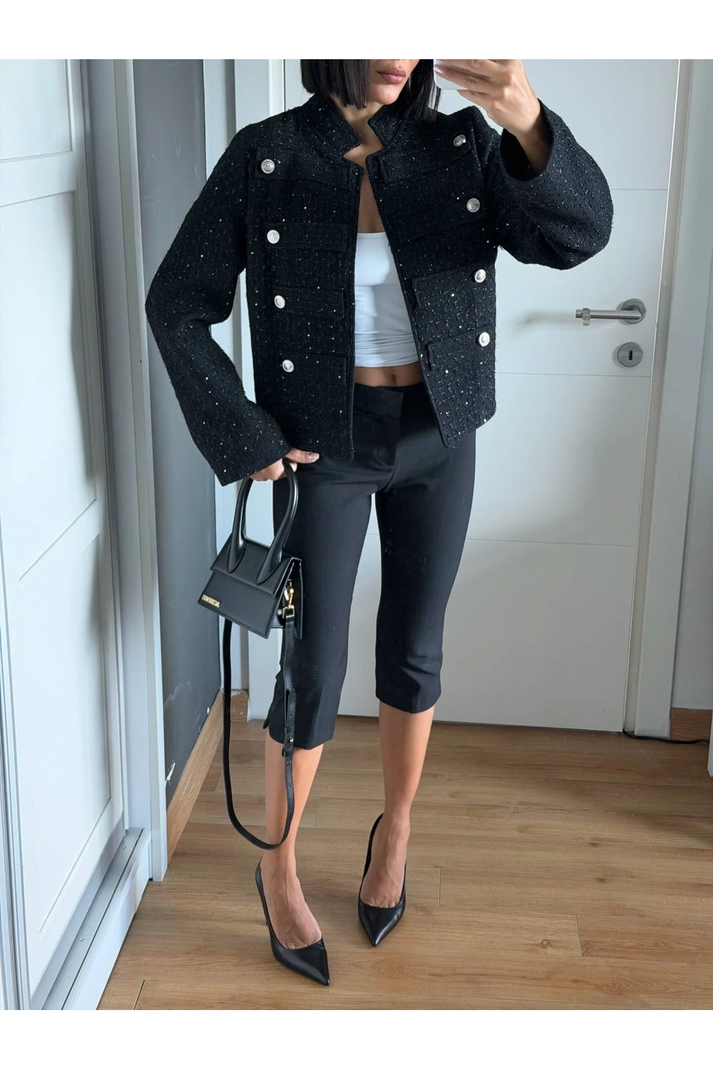 Morliva Yeni Sezon Pullu Chanel Model Ceket