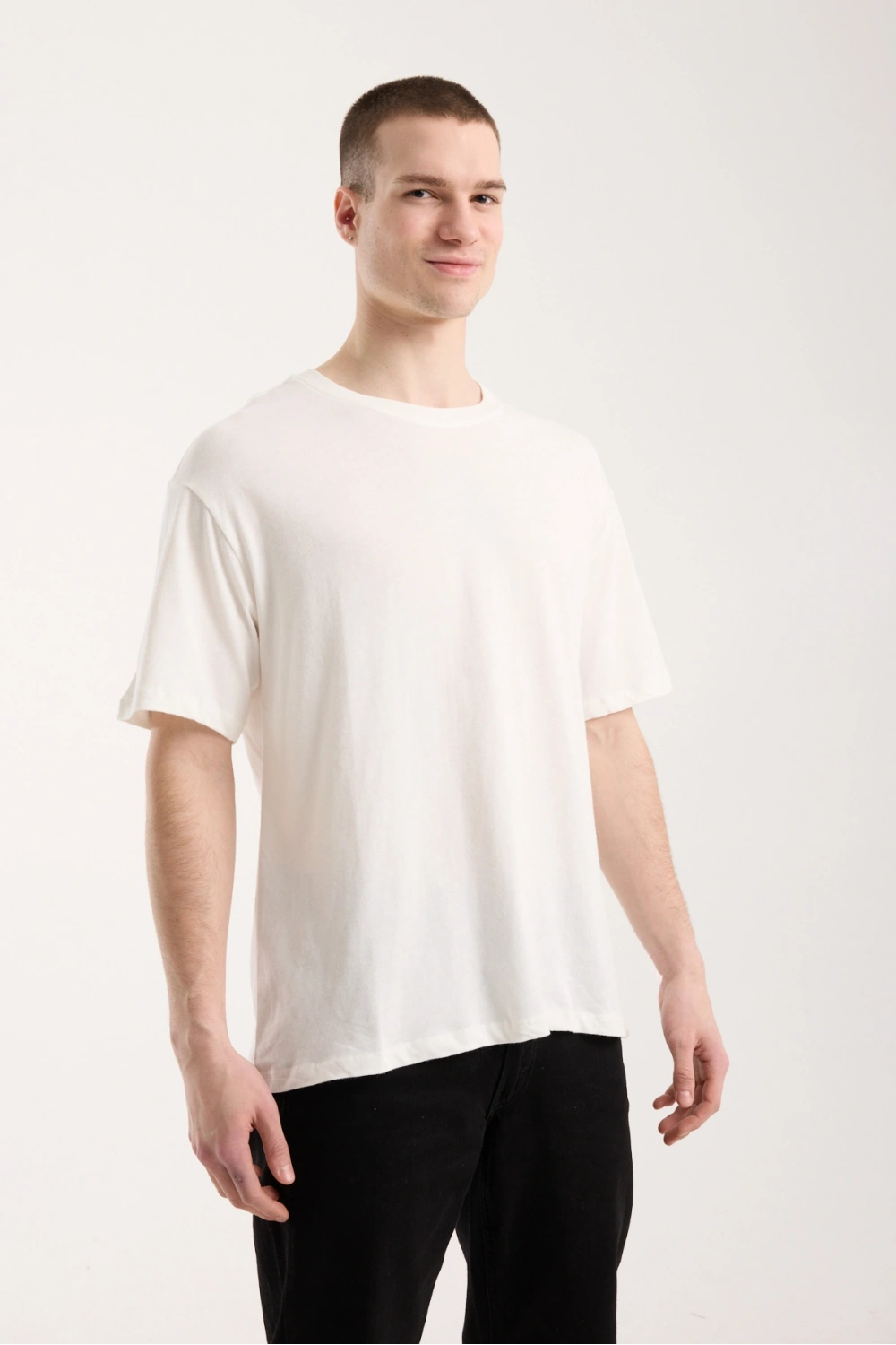 Urban Basic Oversize Erkek T-Shirt - Beyaz