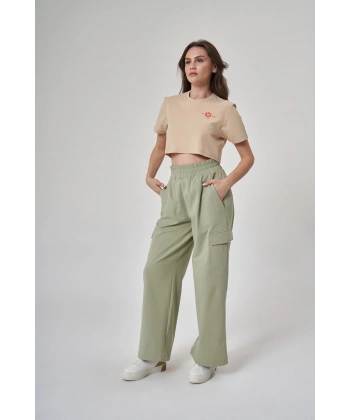 KADIN TSHIRT-1522157 - Bej