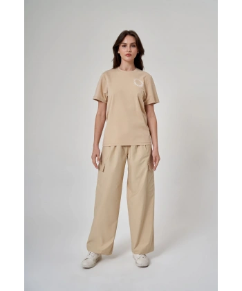 KADIN TSHIRT 1522185 - Bej