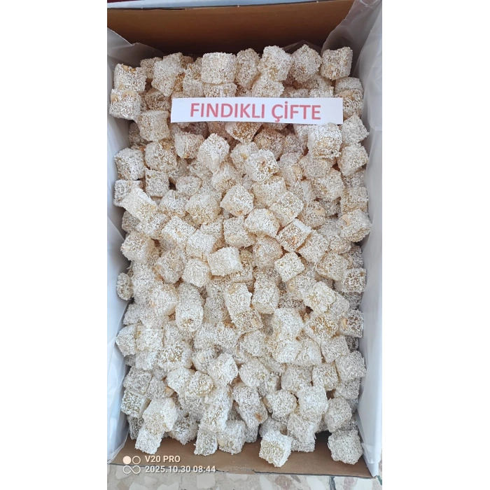 ÇİFTE KAVRULMUŞ FINDIKLI LOKUM 2 KG