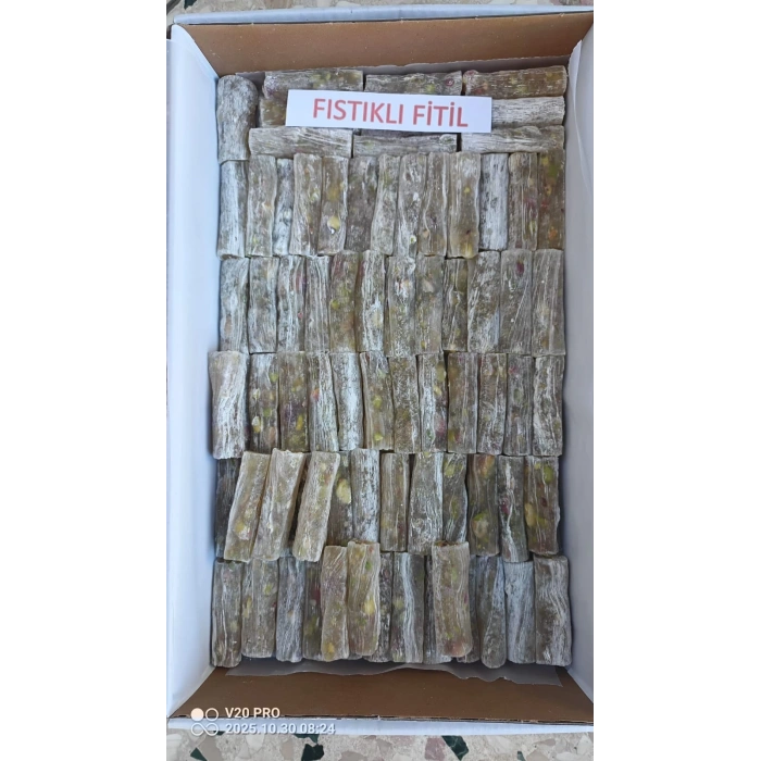 Antep Fıstıklı Ballı Fitil Lokum 2 KG