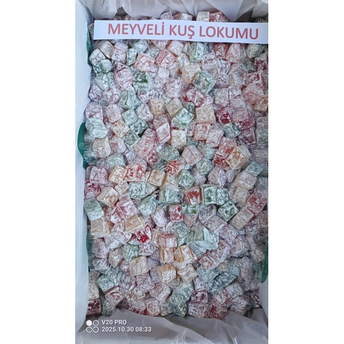 MEYVELİ KUŞ LOKUMU 2 KG