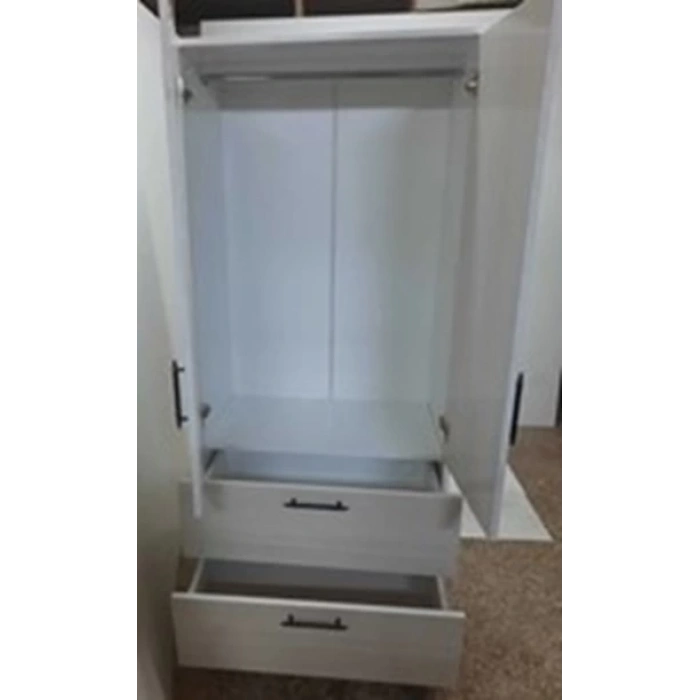 2 KAPAKLI ELBİSE DOLABI